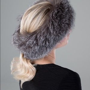 Fox Fur Headband Neckband